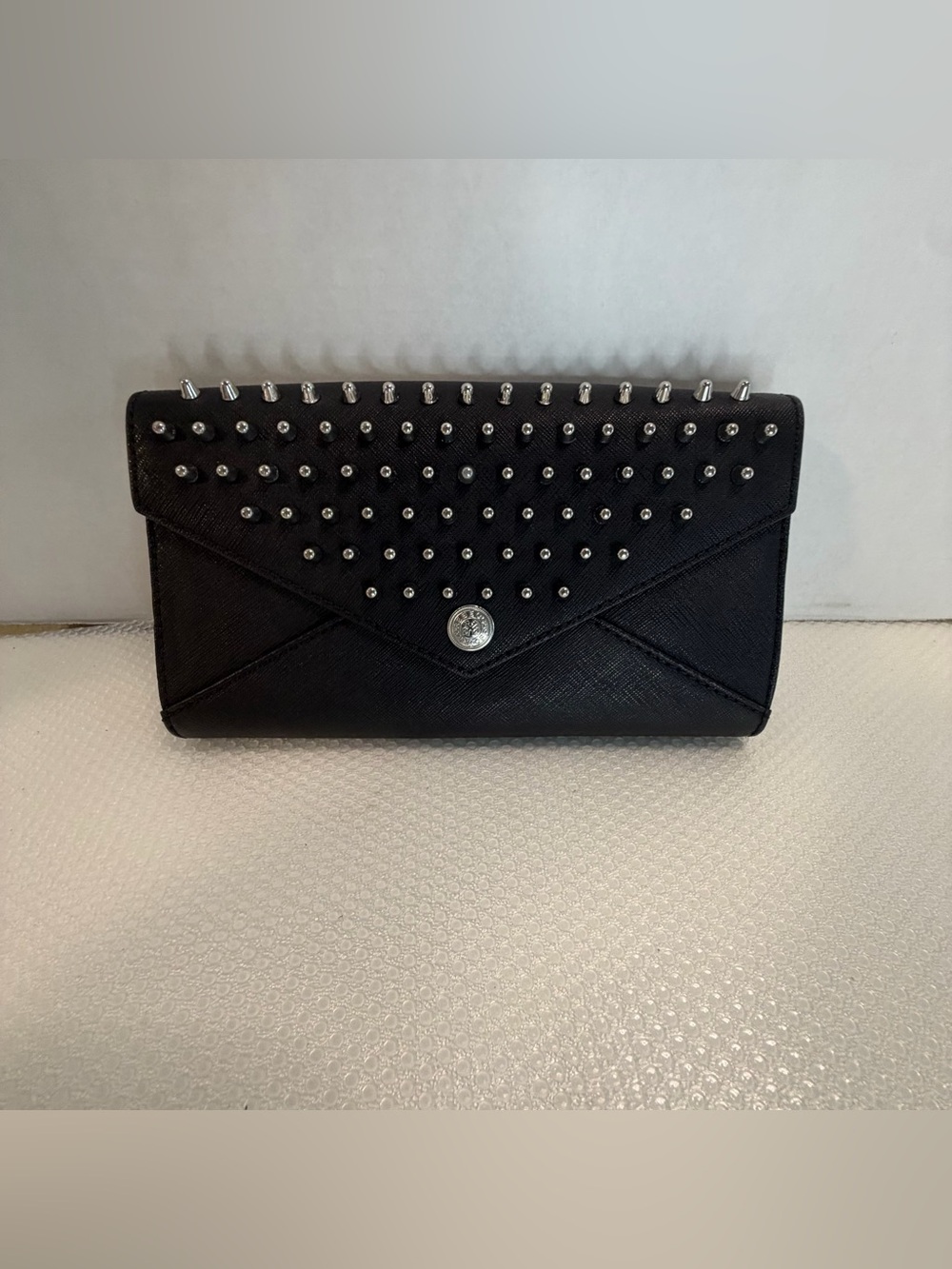 Rebecca Minkoff Black Studded Envelope Wristlet
